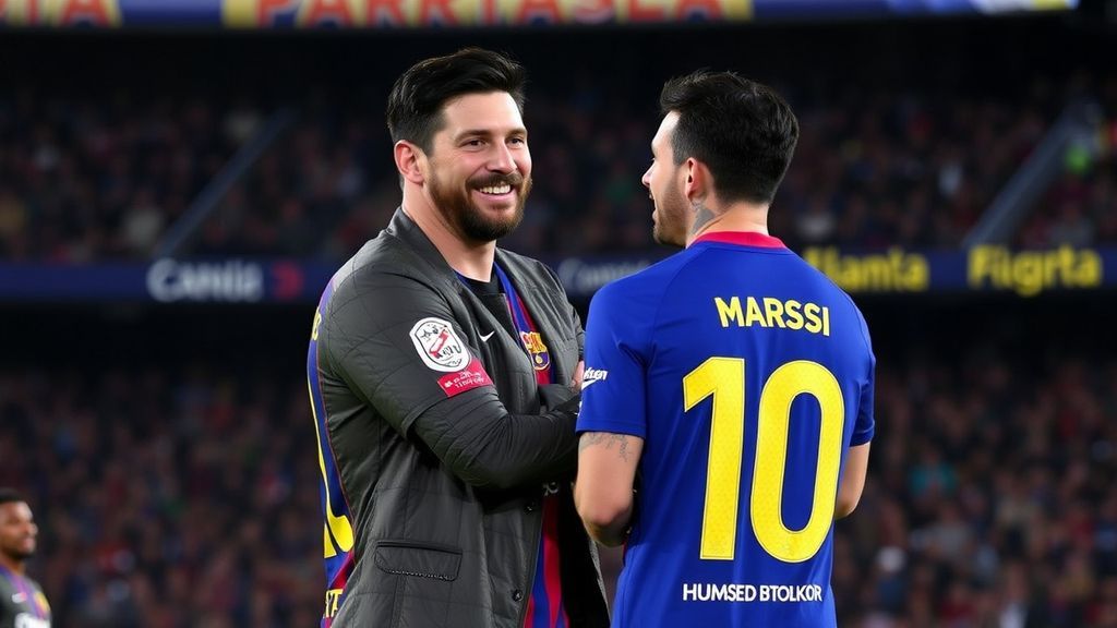 拉波尔塔坦言与梅西关系紧张：巴萨传奇的诺坎普雕像计划与未解的心结